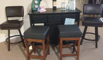 Leather Counter Stools
$350 each / 2 for $600
